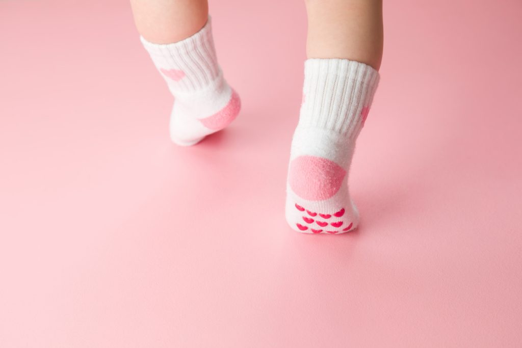 Toe Walking Child Pink
